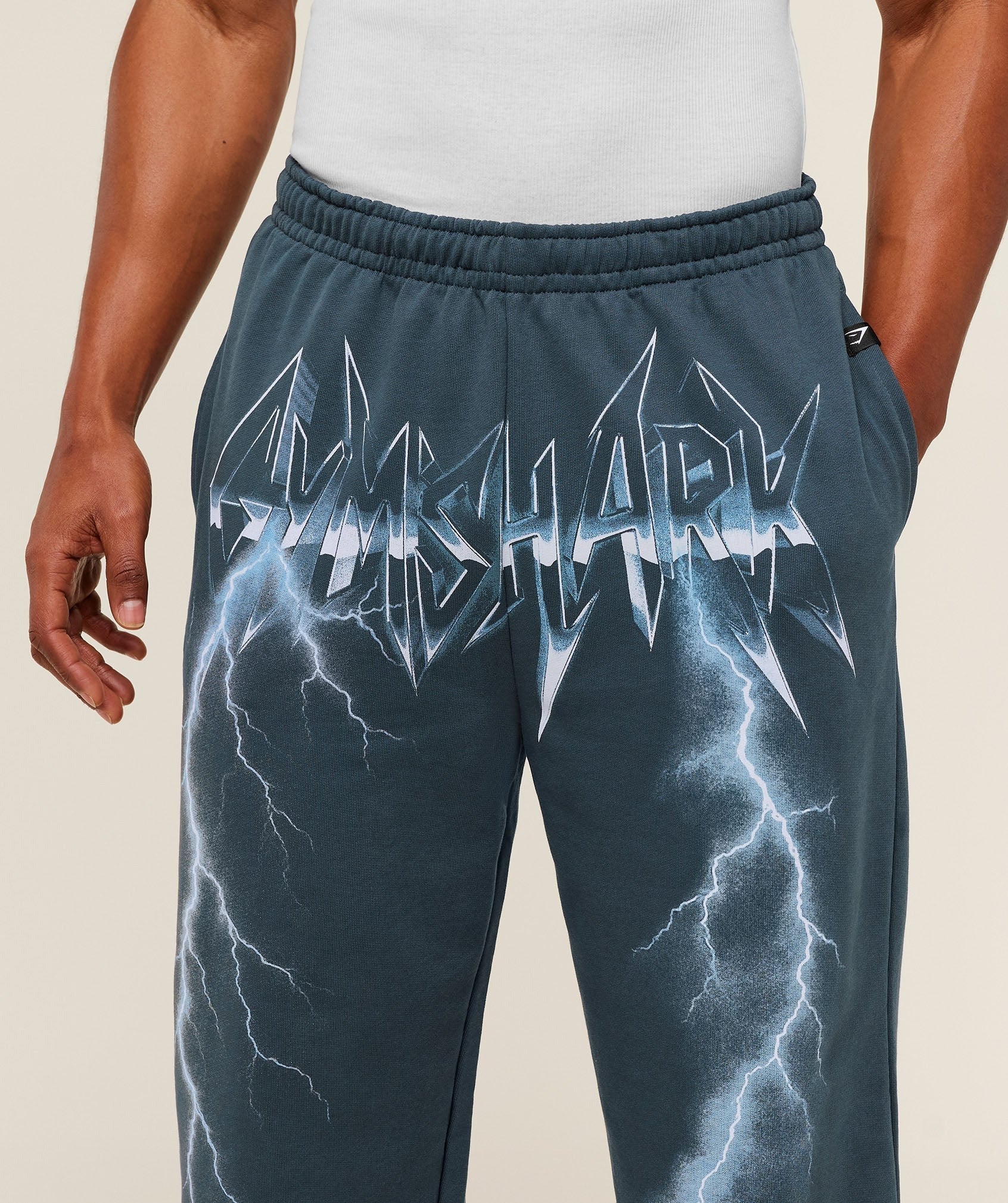 Eagle Band Style Graphic Straight Leg Pants