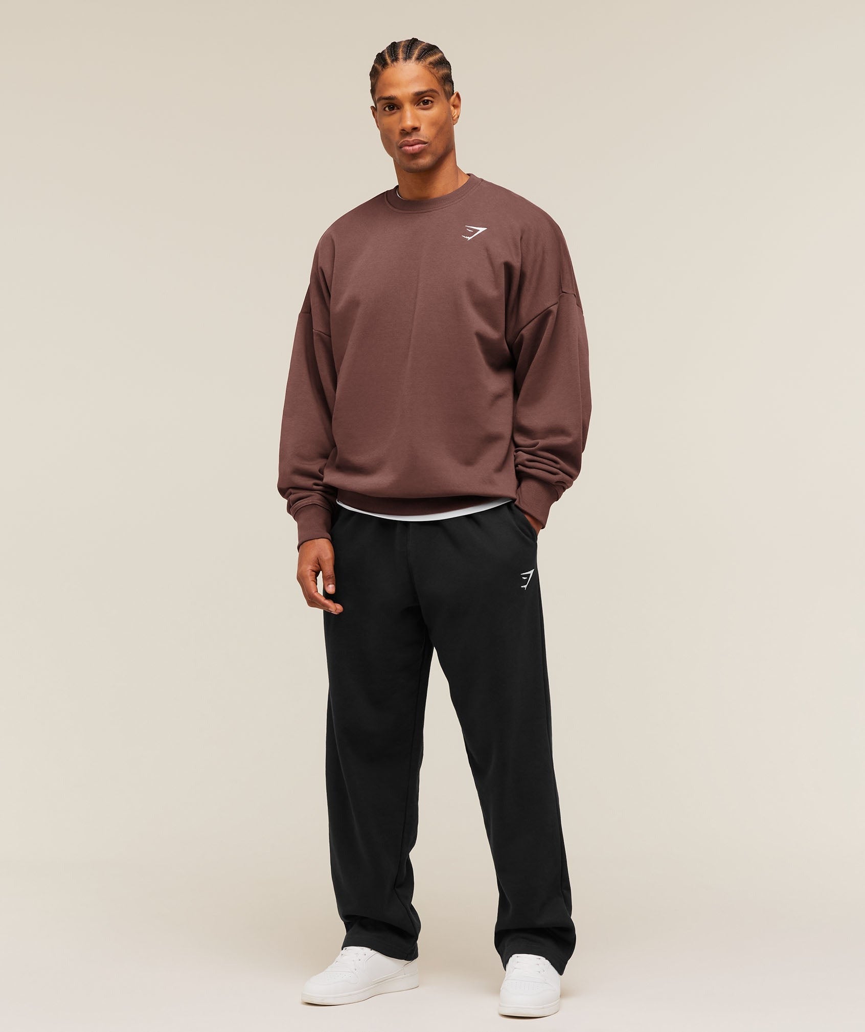 Oversized Crest Crew