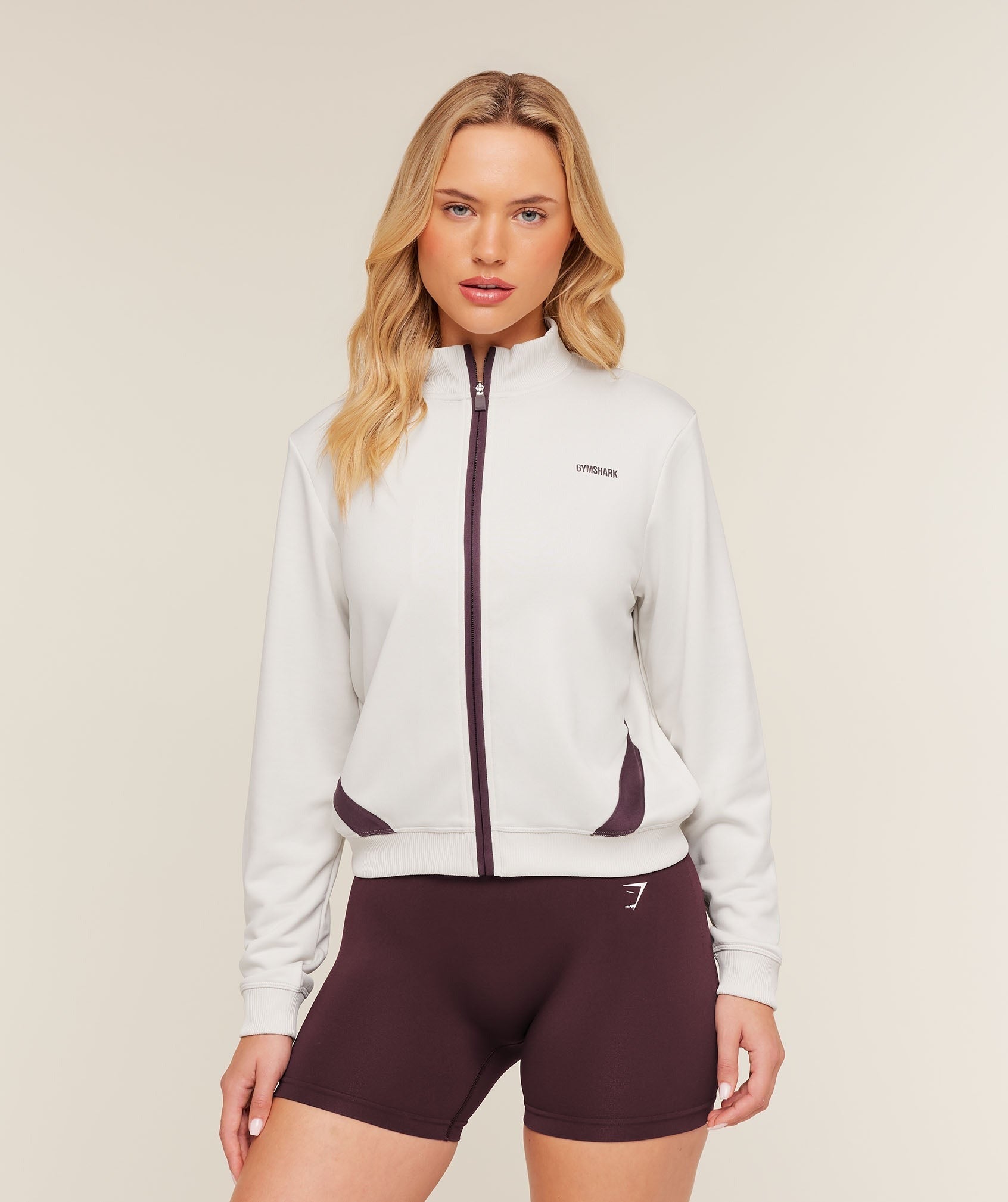 Lightweight Tricot Zip Through Jacket