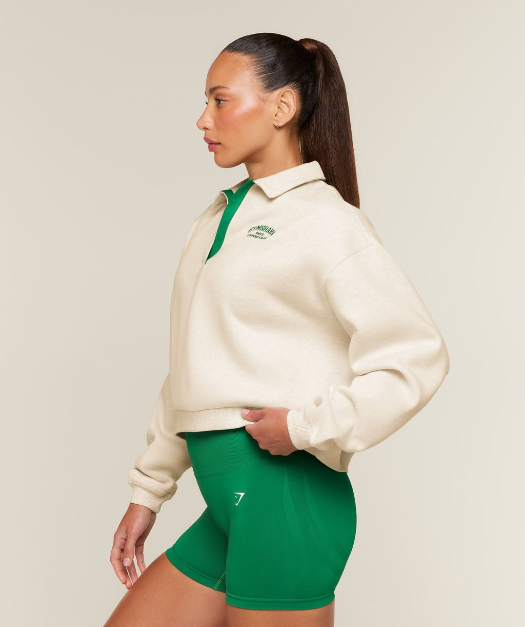 Cosy Campus Polo Sweatshirt