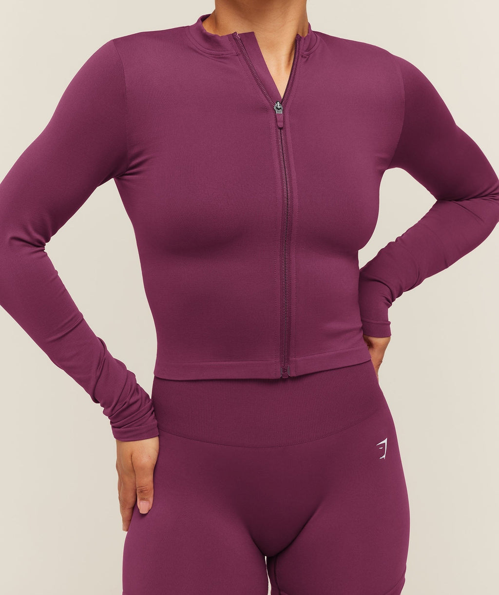 Everyday Seamless Zip Tracktop