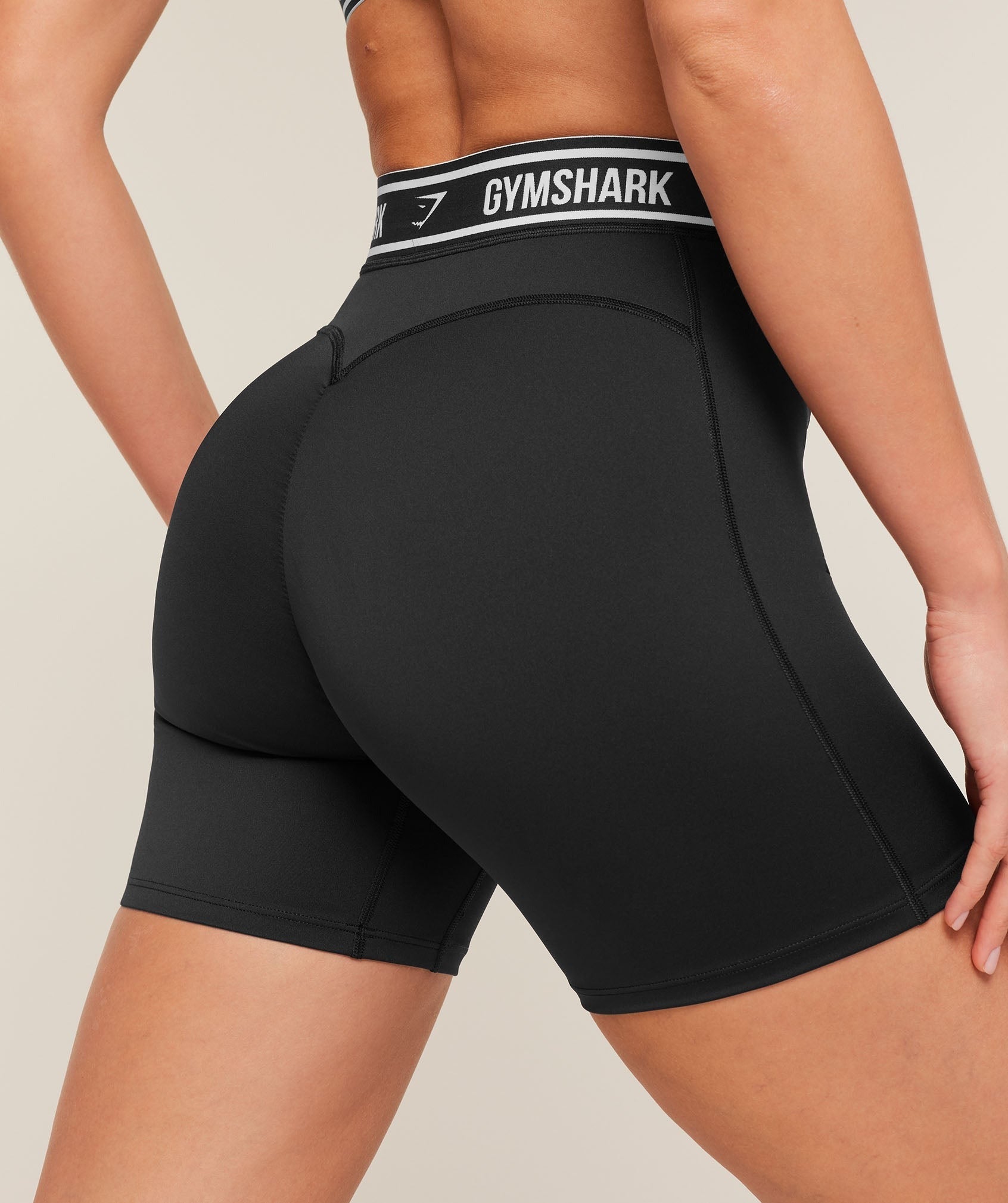 Waistband Logo Shorts