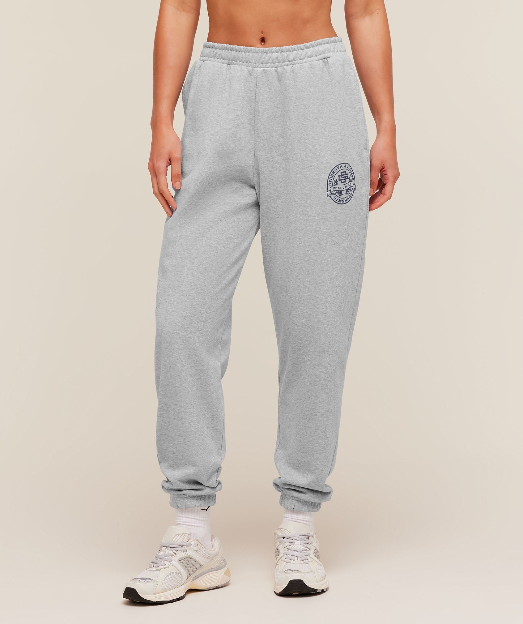 Strength and Fitness Crest Graphic Joggers