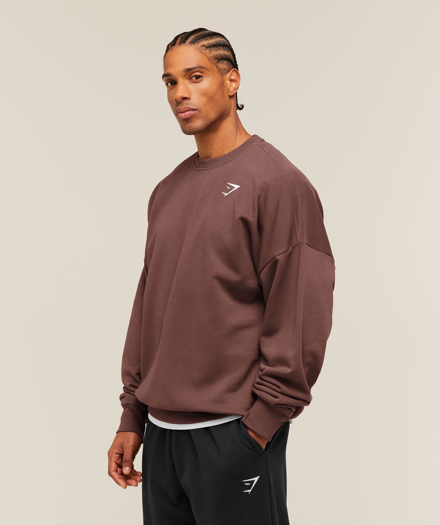 Oversized Crest Crew
