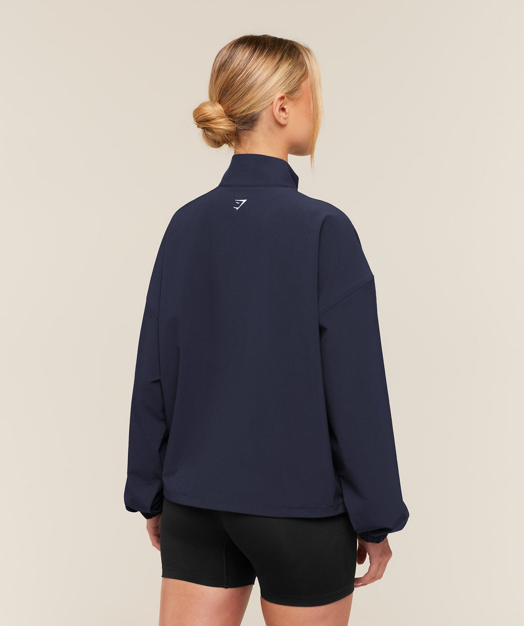 College Crest Graphic Track Jacket