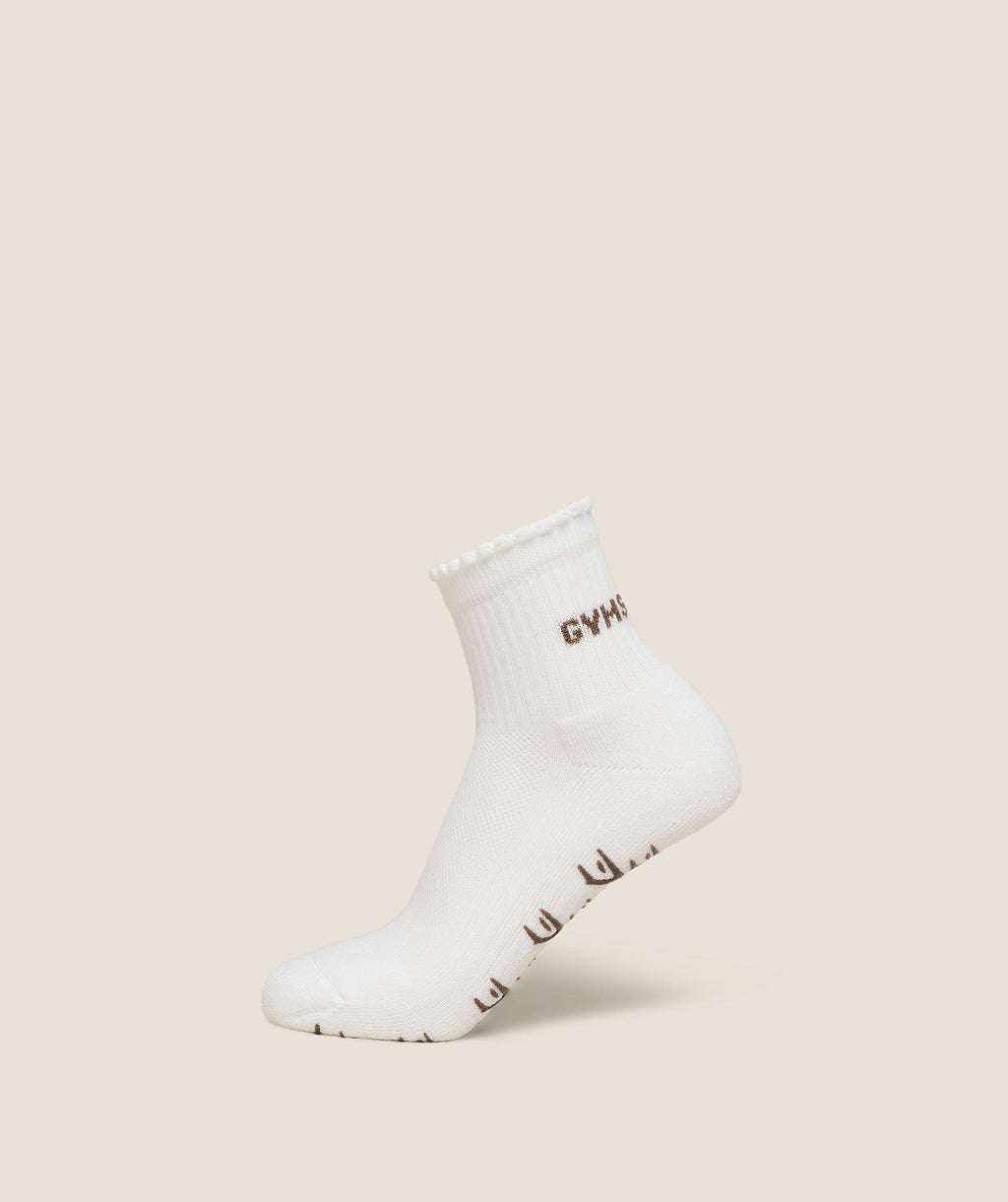 Frill Pilates Midi Sock