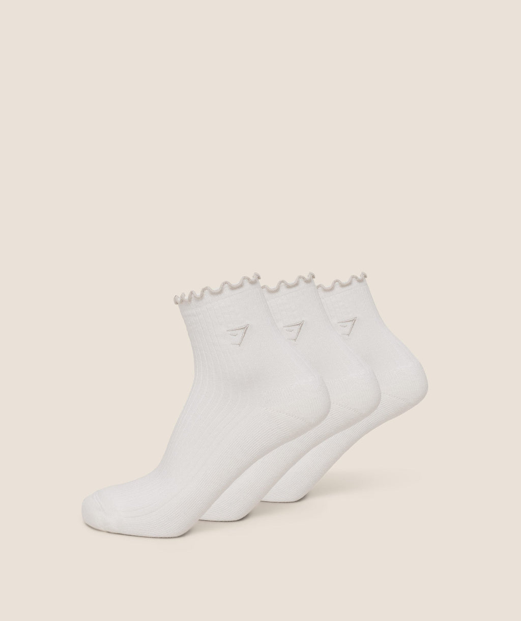 Midi Frill Socks 3pk