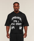 Graphic Mesh Oversized T-Shirt