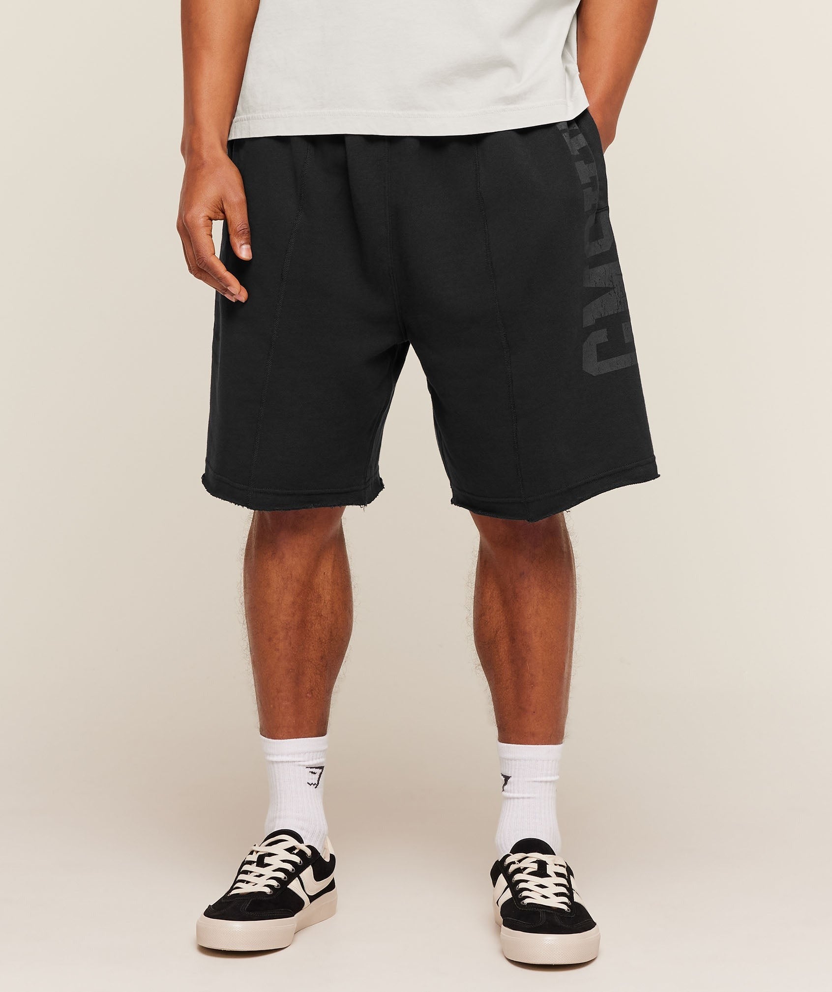 Accent Graphic Sweat Shorts