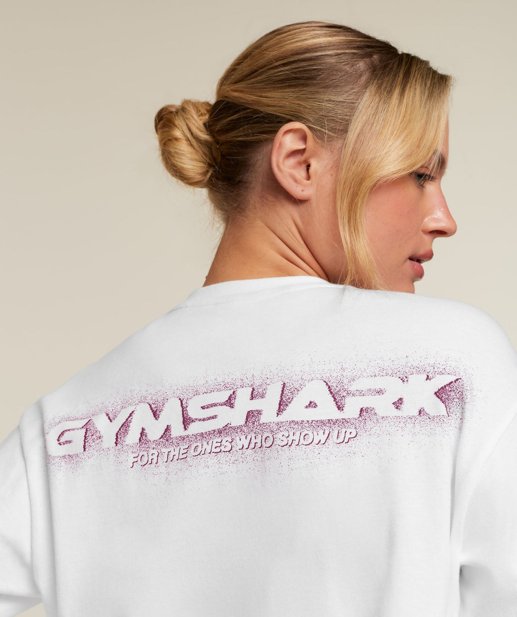 For The Ones Who Show Up Graphic Long Sleeve Top