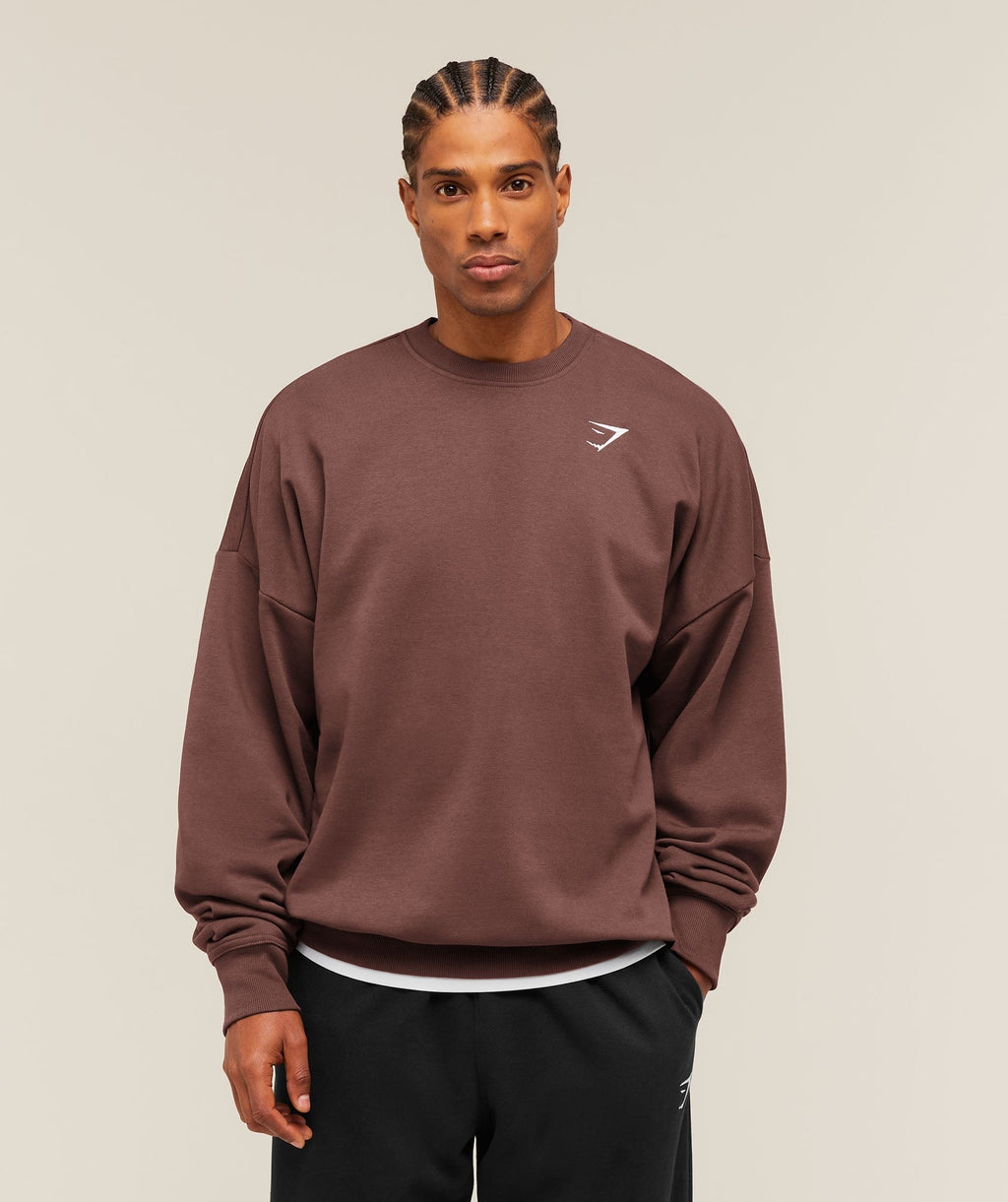 Oversized Crest Crew