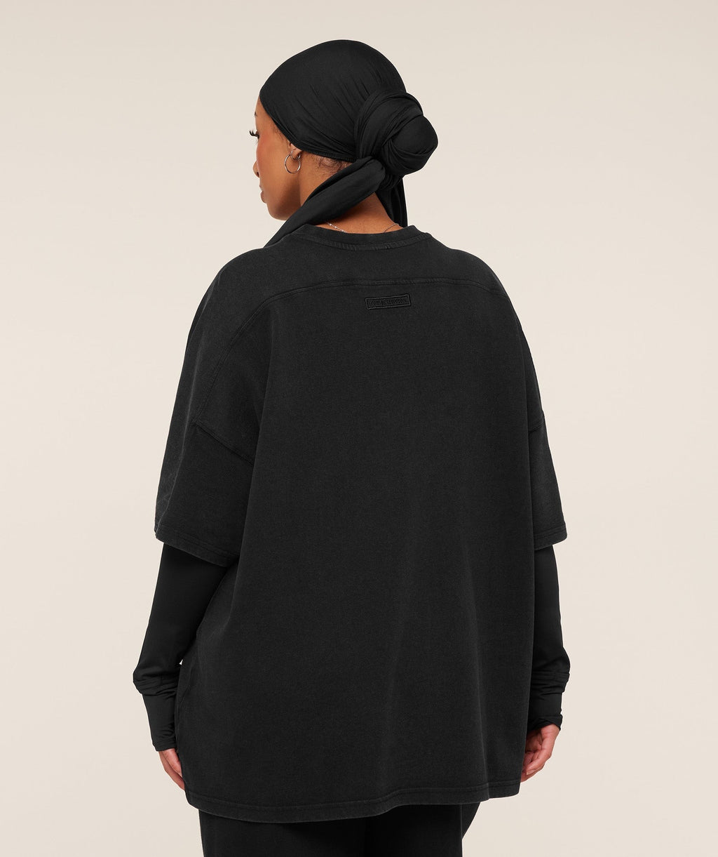 Pump Cover Structured Fleece Top