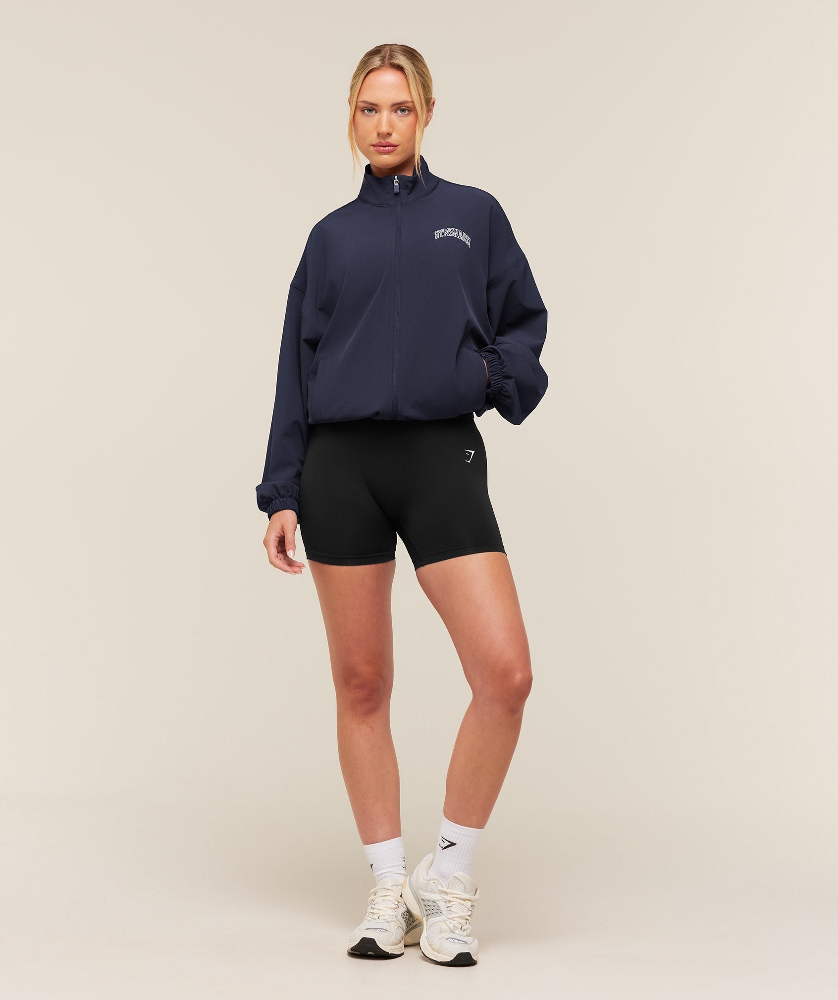 College Crest Graphic Track Jacket