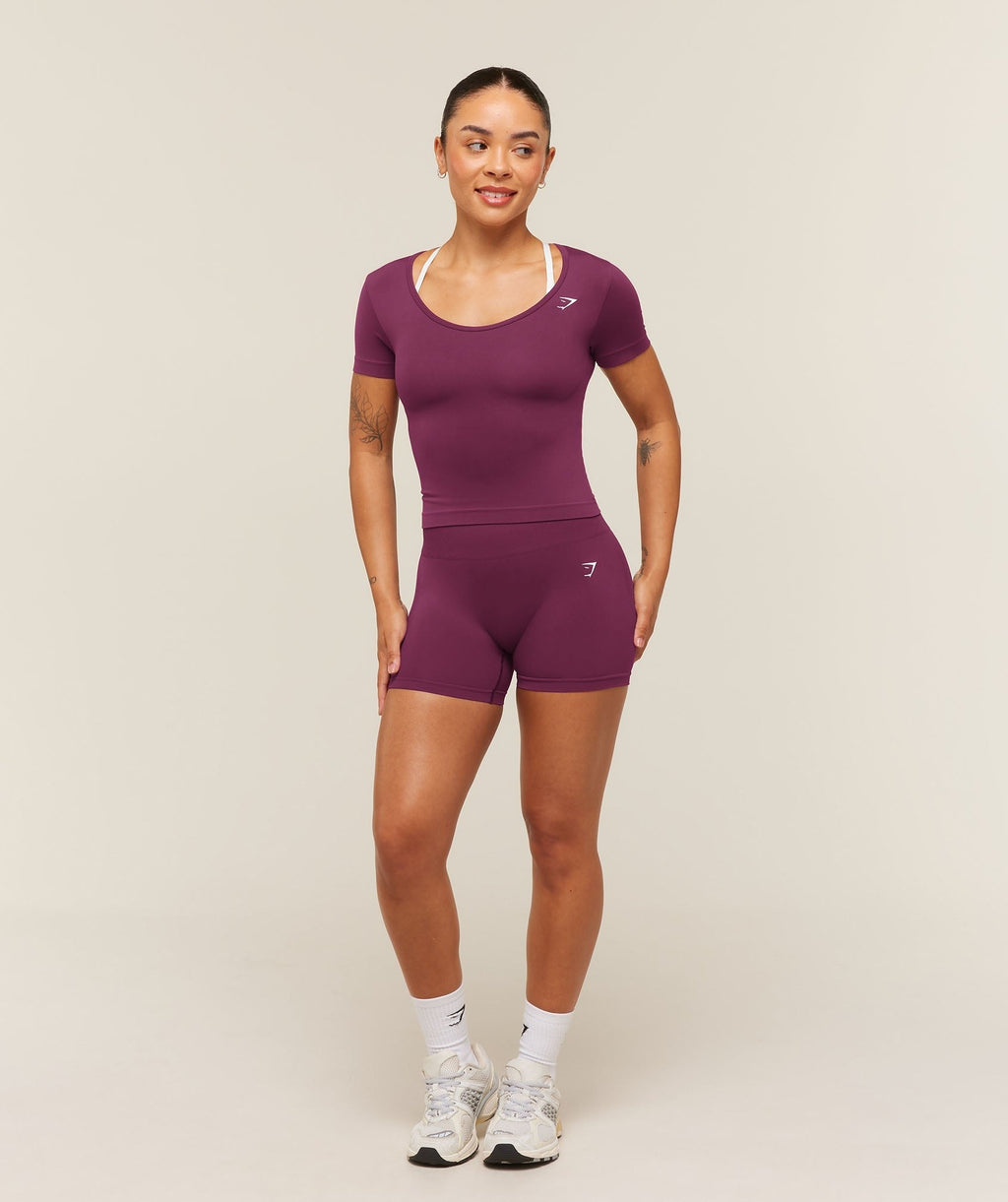 Everyday Seamless Tight Fit Crew Neck Tee