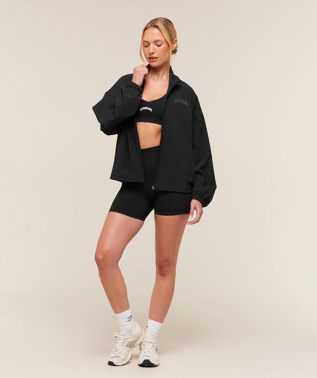 College Crest Graphic Track Jacket