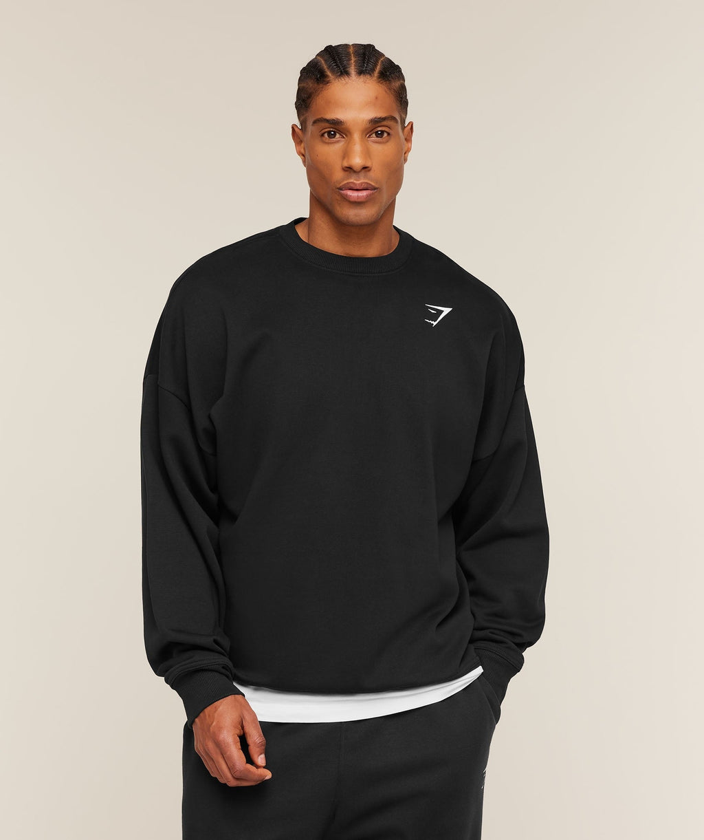 Oversized Crest Crew