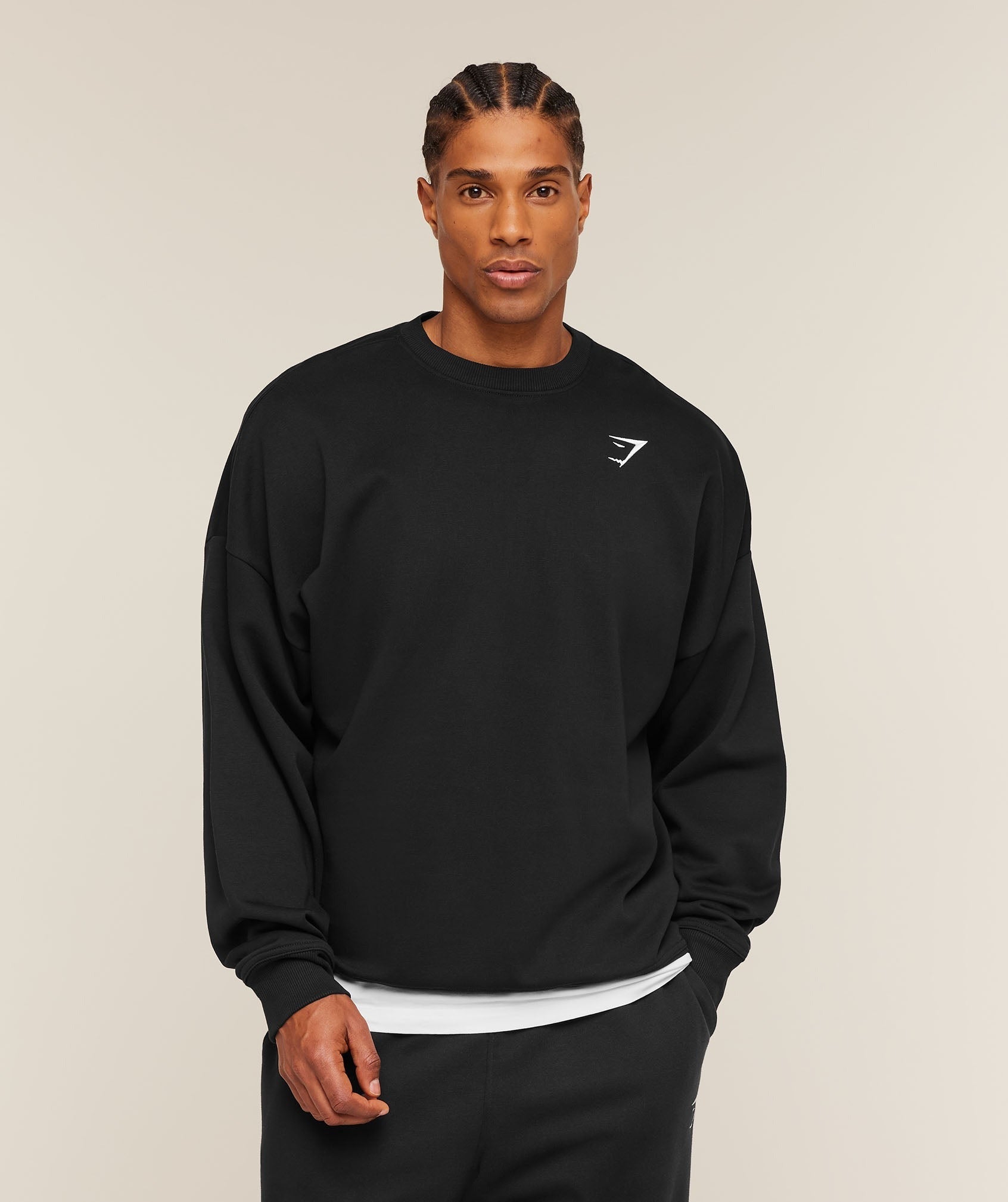 Oversized Crest Crew