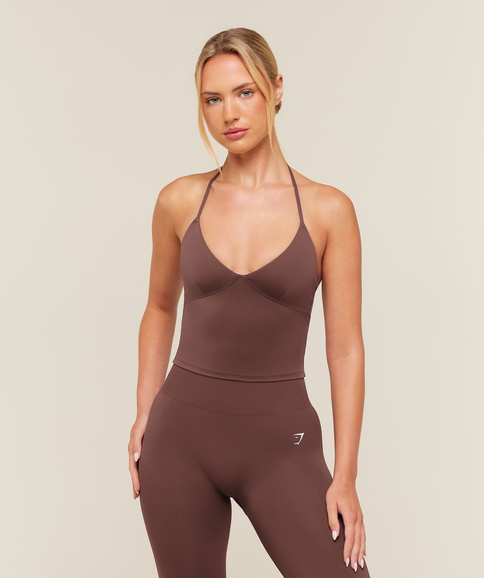 Training Scoop Back Halterneck