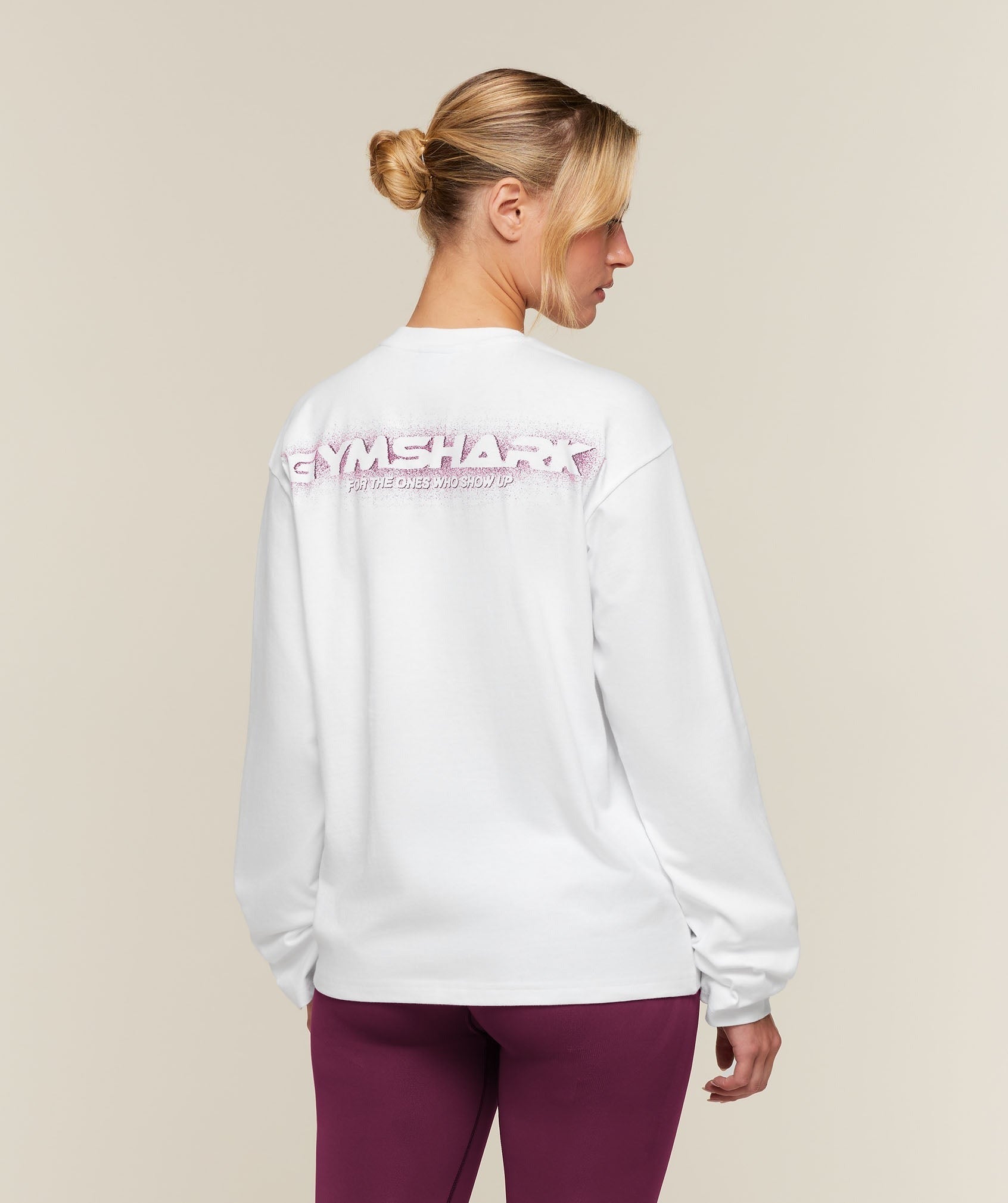 For The Ones Who Show Up Graphic Long Sleeve Top