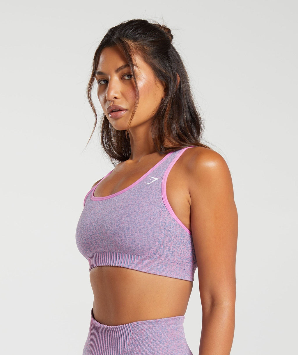Marl Seamless Scoop Bra