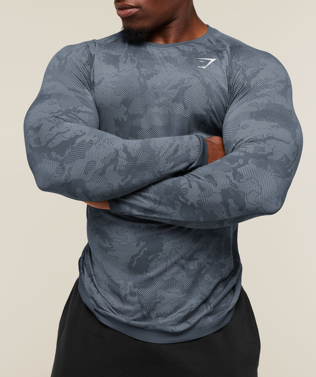 Geo Seamless Long Sleeve T-Shirt