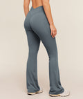 Crossover Back Flared Leggings