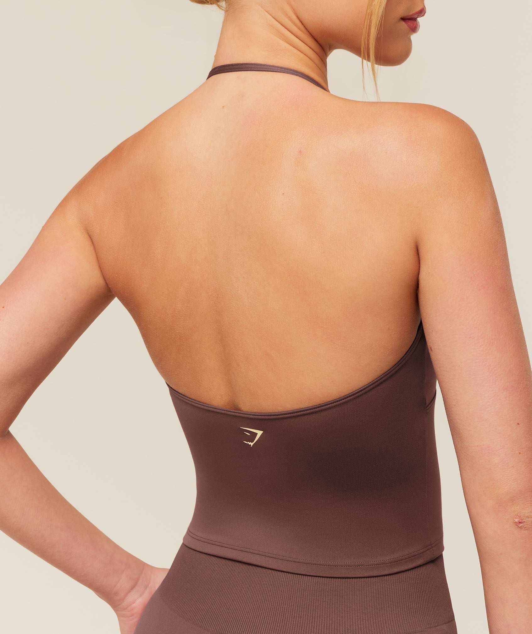 Training Scoop Back Halterneck