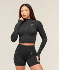 Vital Seamless Midi Zip 2.0 Pullover