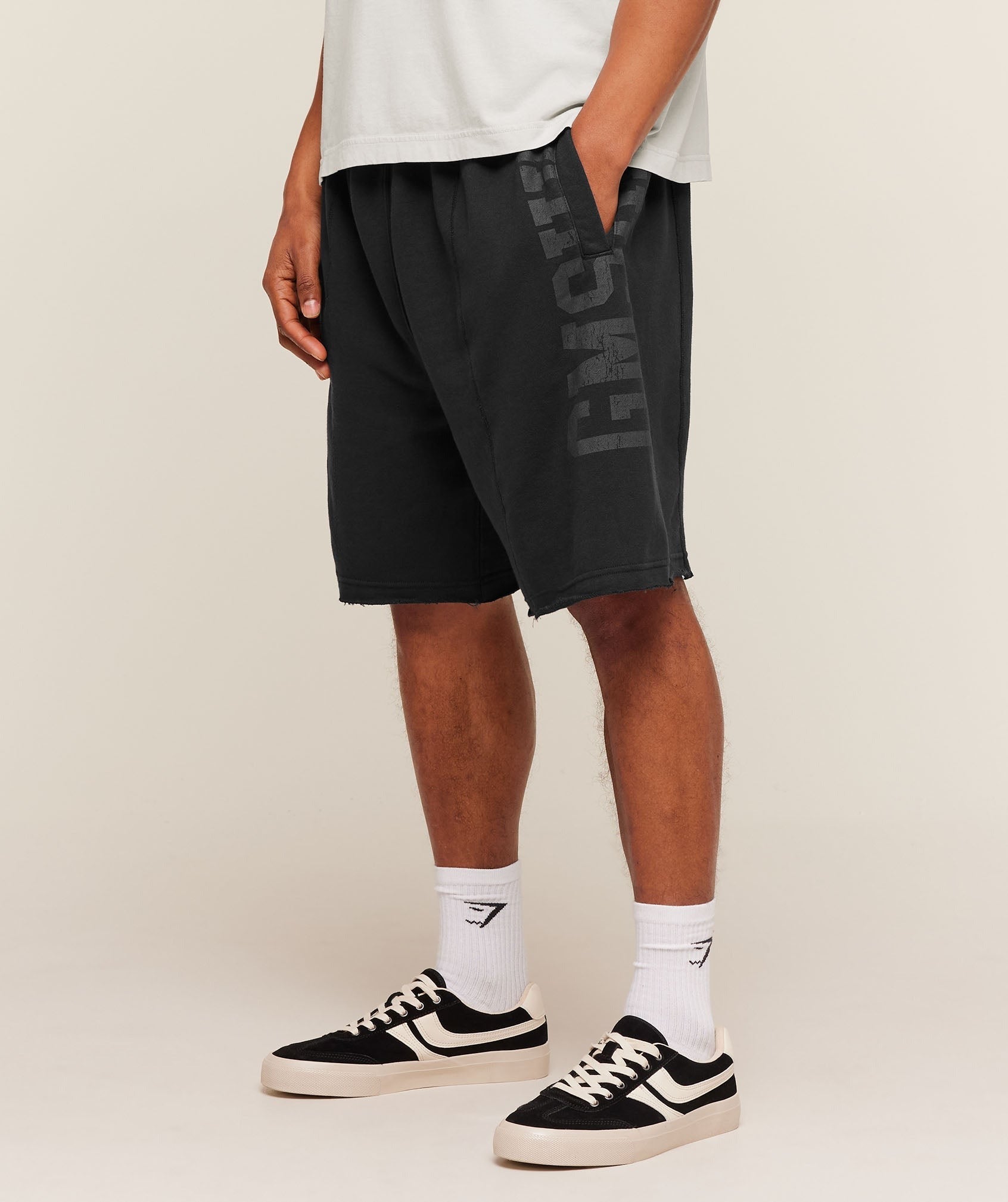 Accent Graphic Sweat Shorts