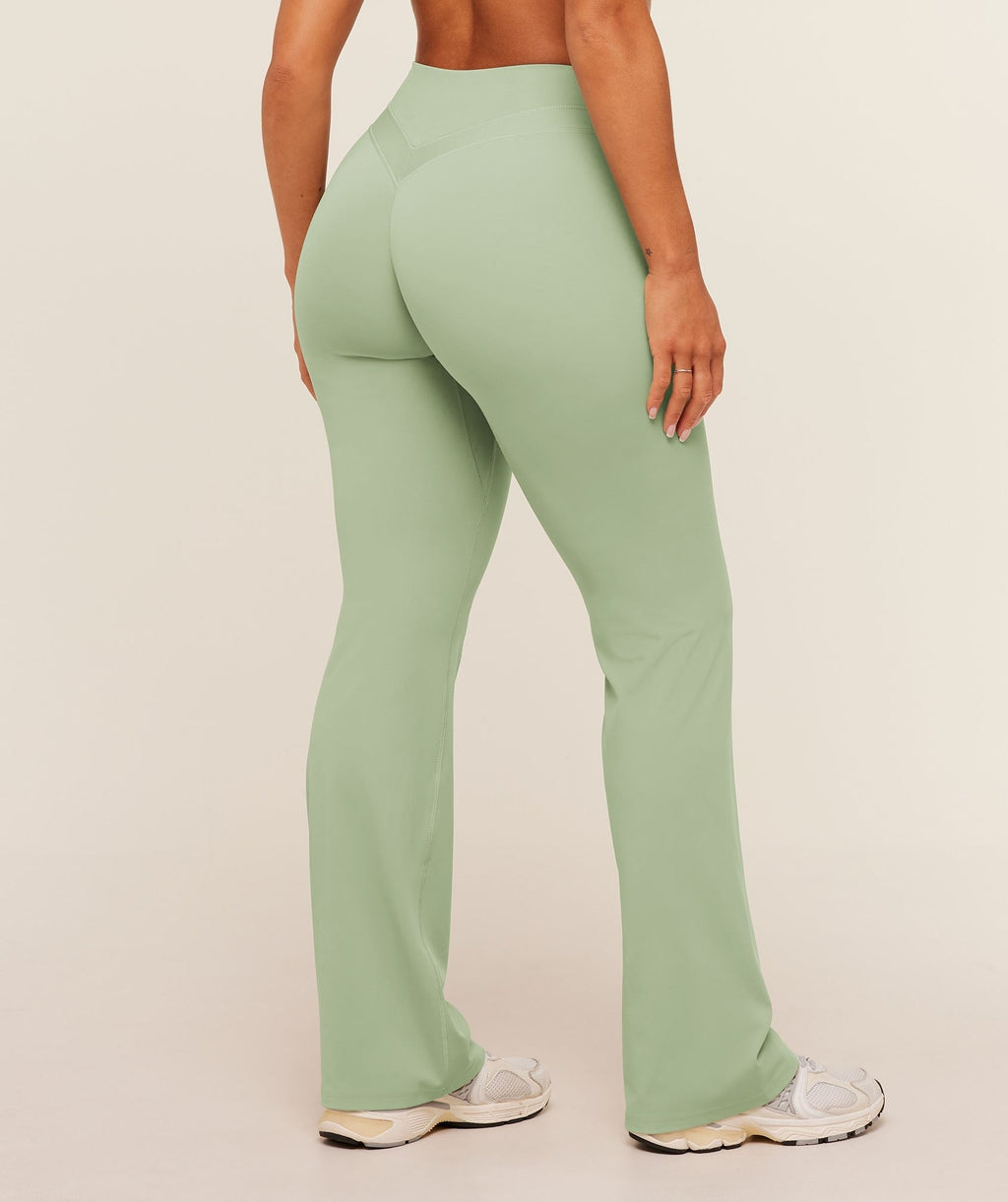 Whitney Mid-High Rise Flared Leggings