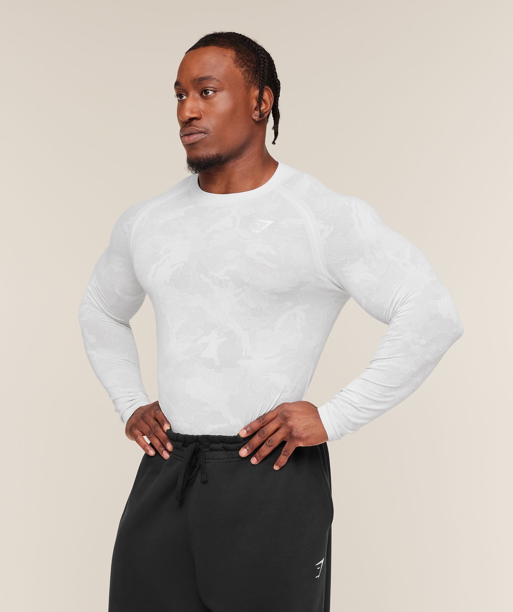 Geo Seamless Long Sleeve T-Shirt