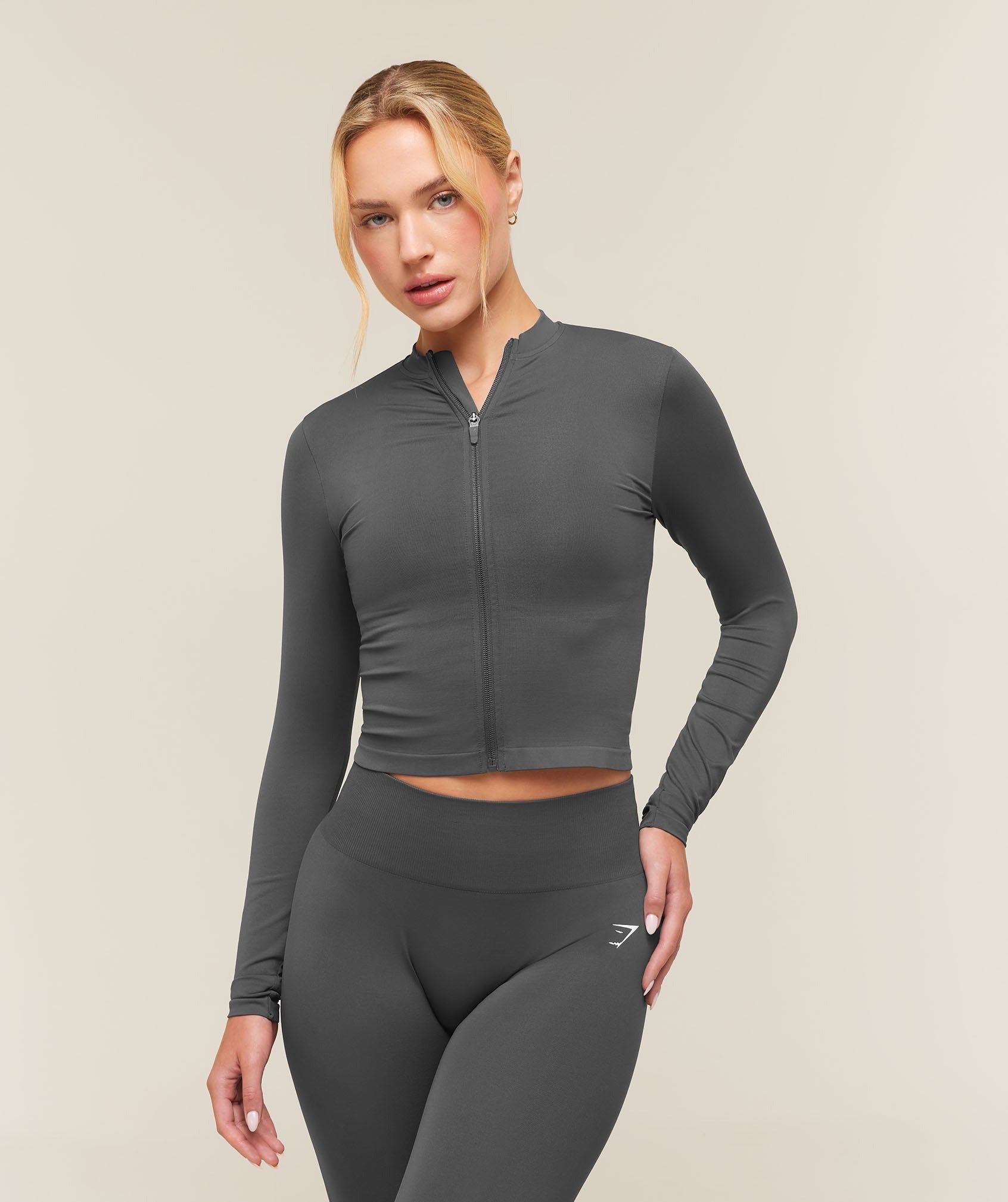 Everyday Seamless Zip Tracktop