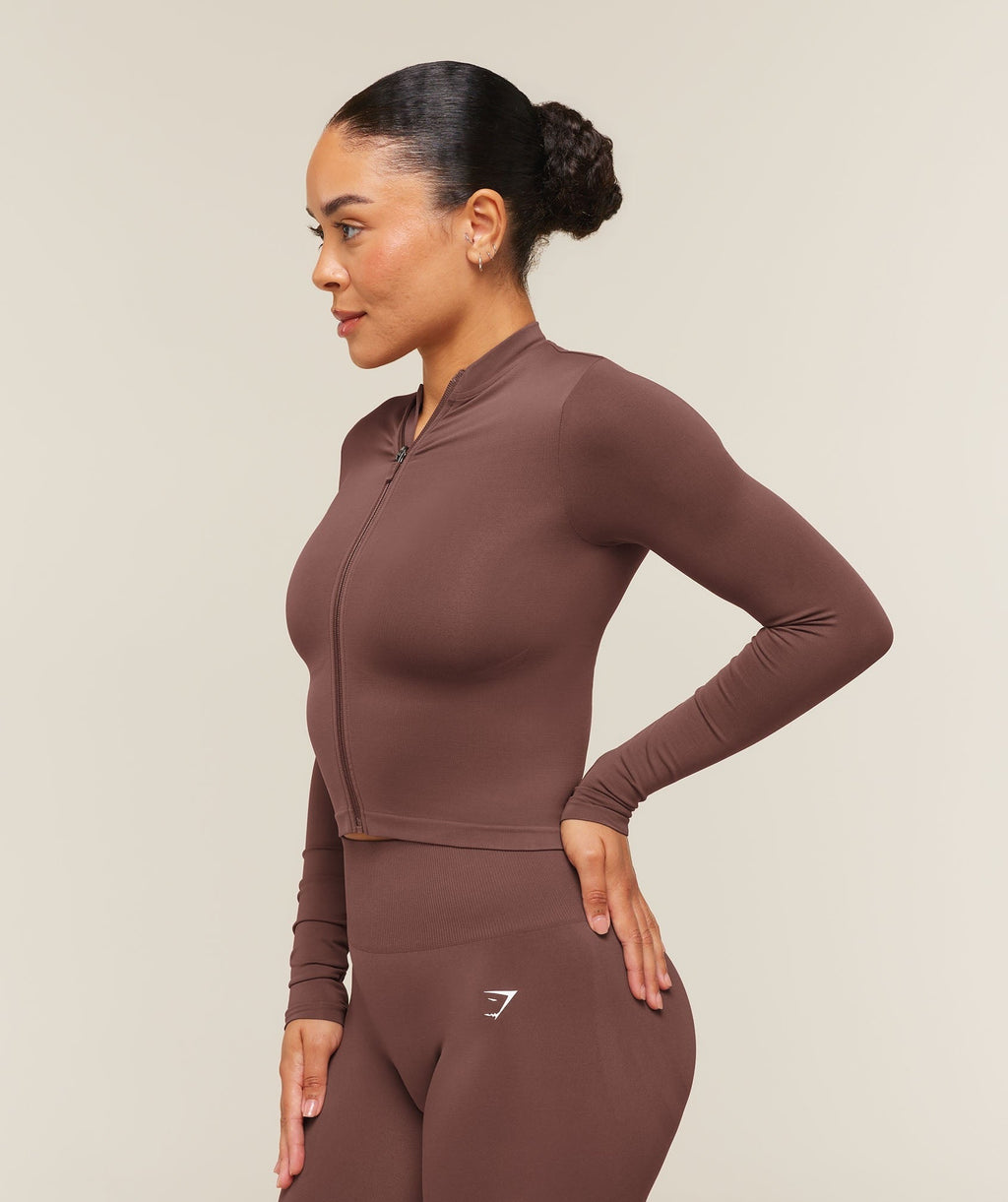 Everyday Seamless Zip Tracktop