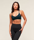 Ruched Strappy Sports Bra