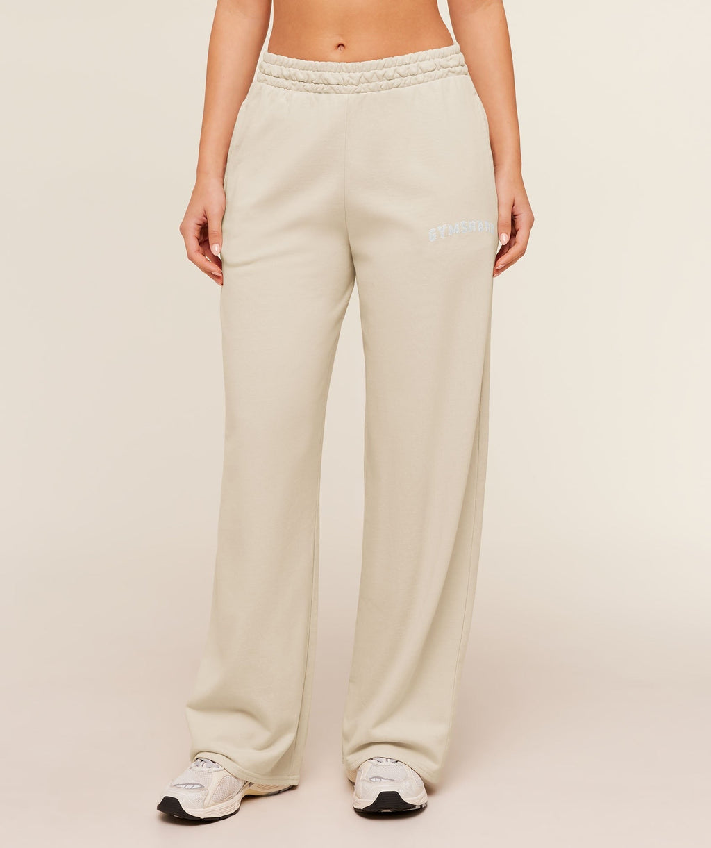 Chainstitch Graphic Wide Leg Joggers