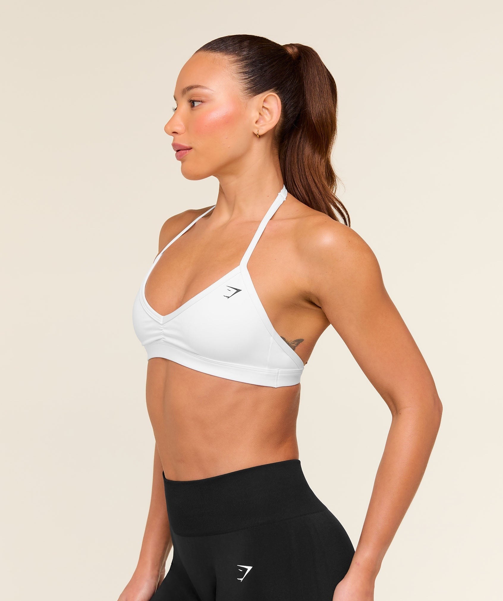 Minimal Halterneck Sports Bra