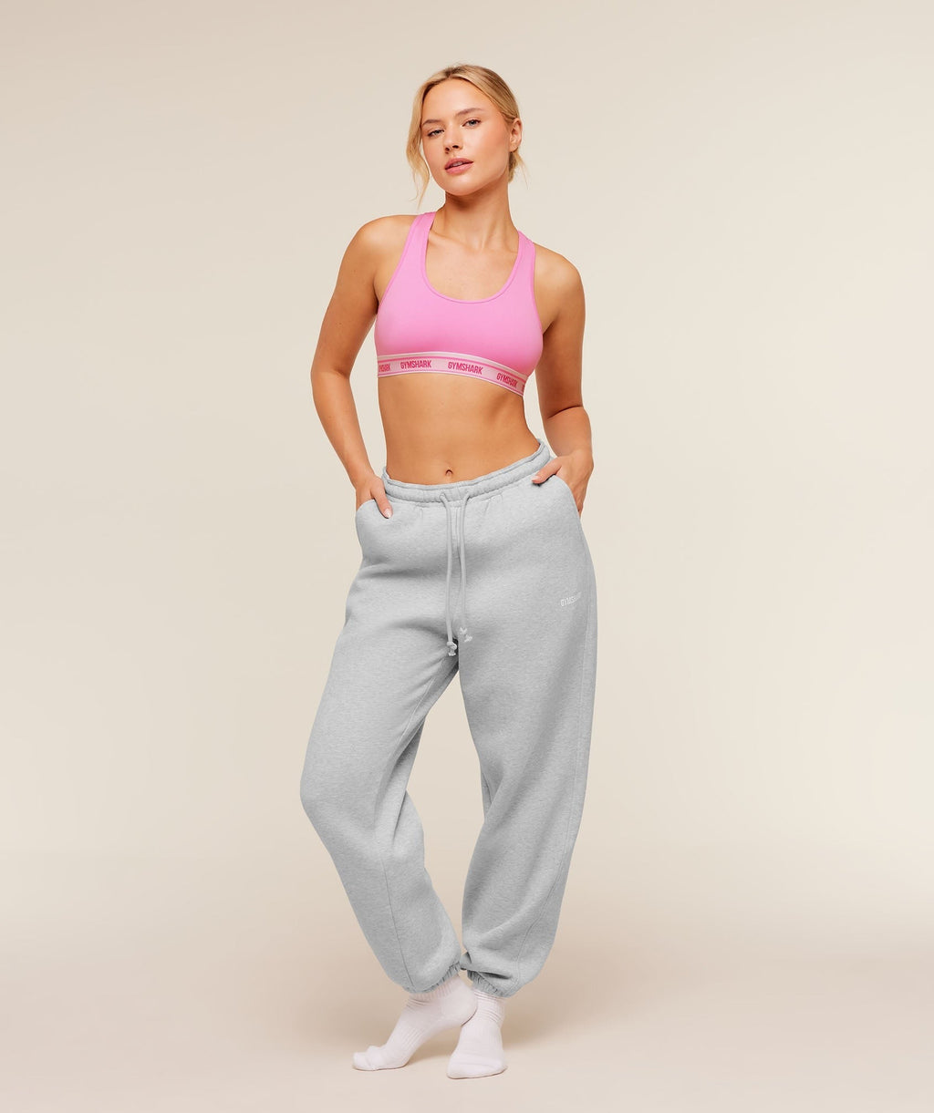 Elastic Branded Racerback Cotton Bralette