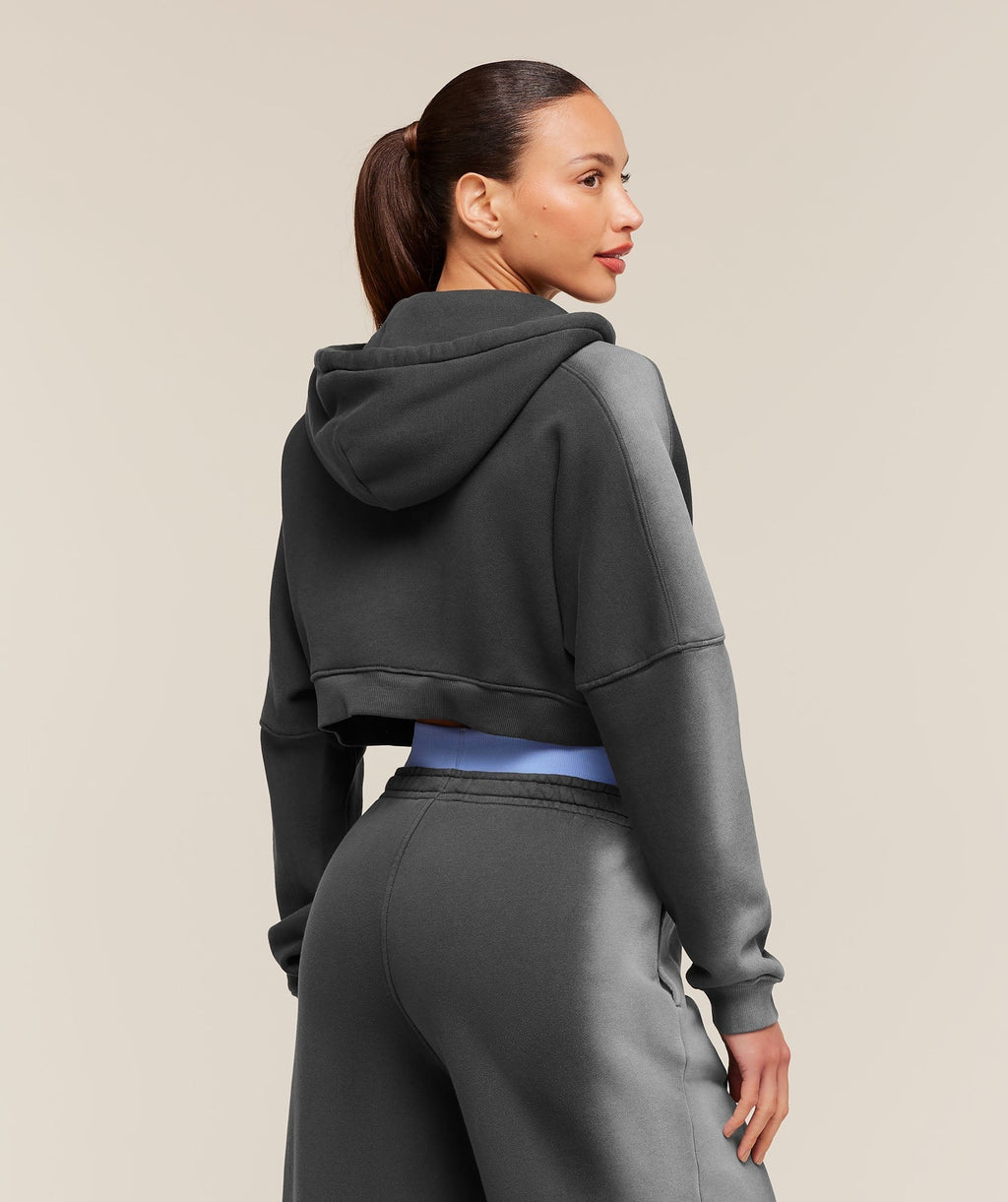 Pump Washed Zip Through Hoodie