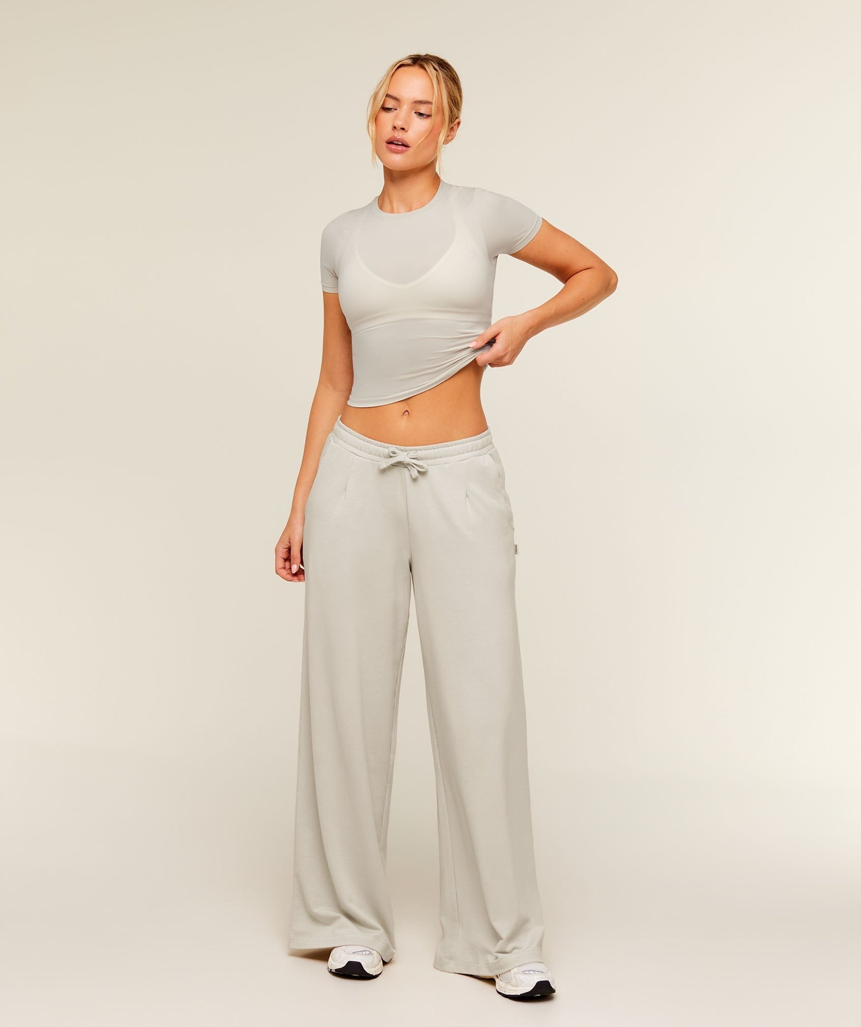 Lightweight Wide Leg Pants Regular
