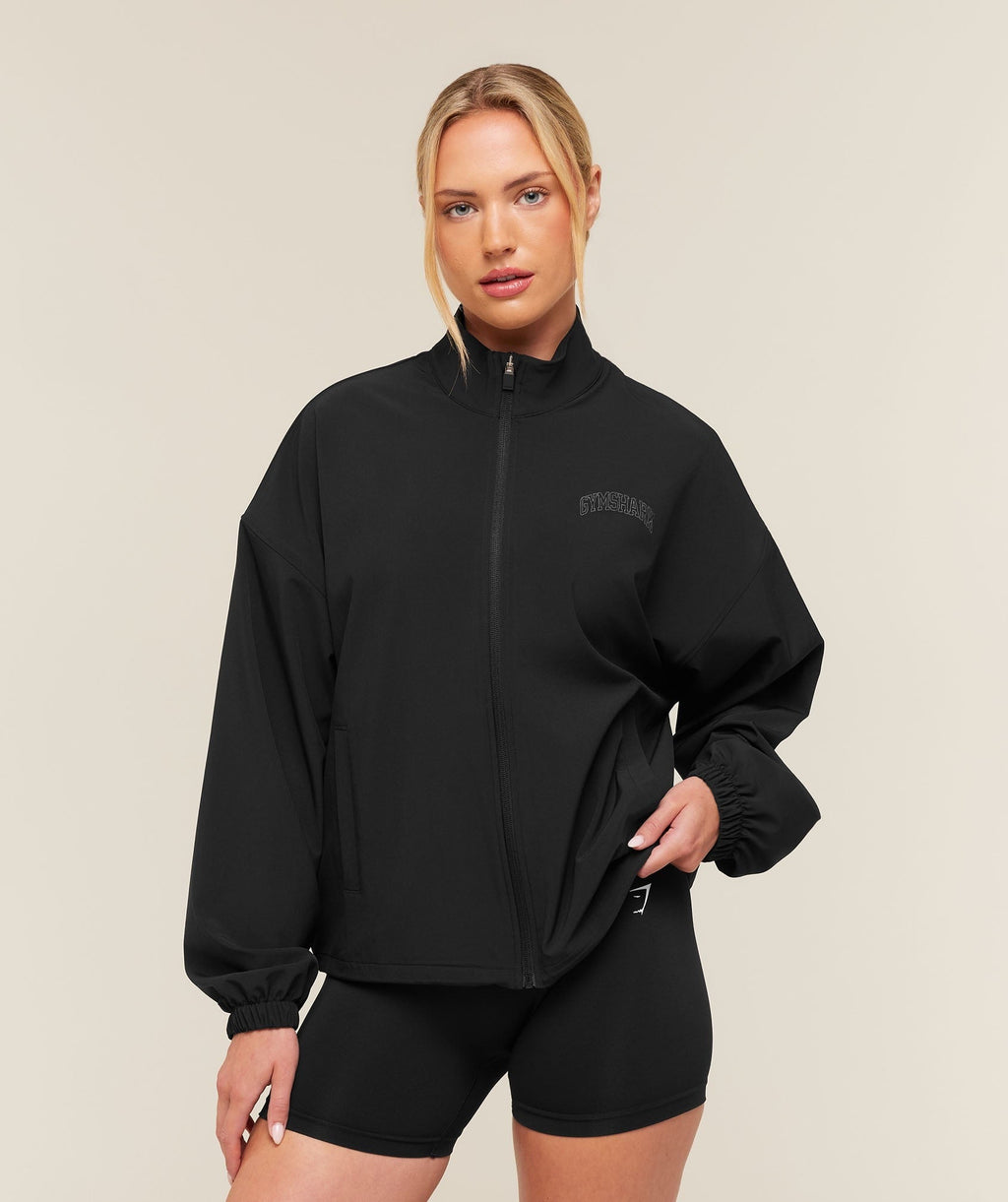 College Crest Graphic Track Jacket