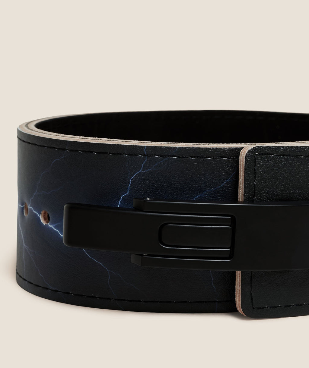 Lightning Graphic Lever Belt