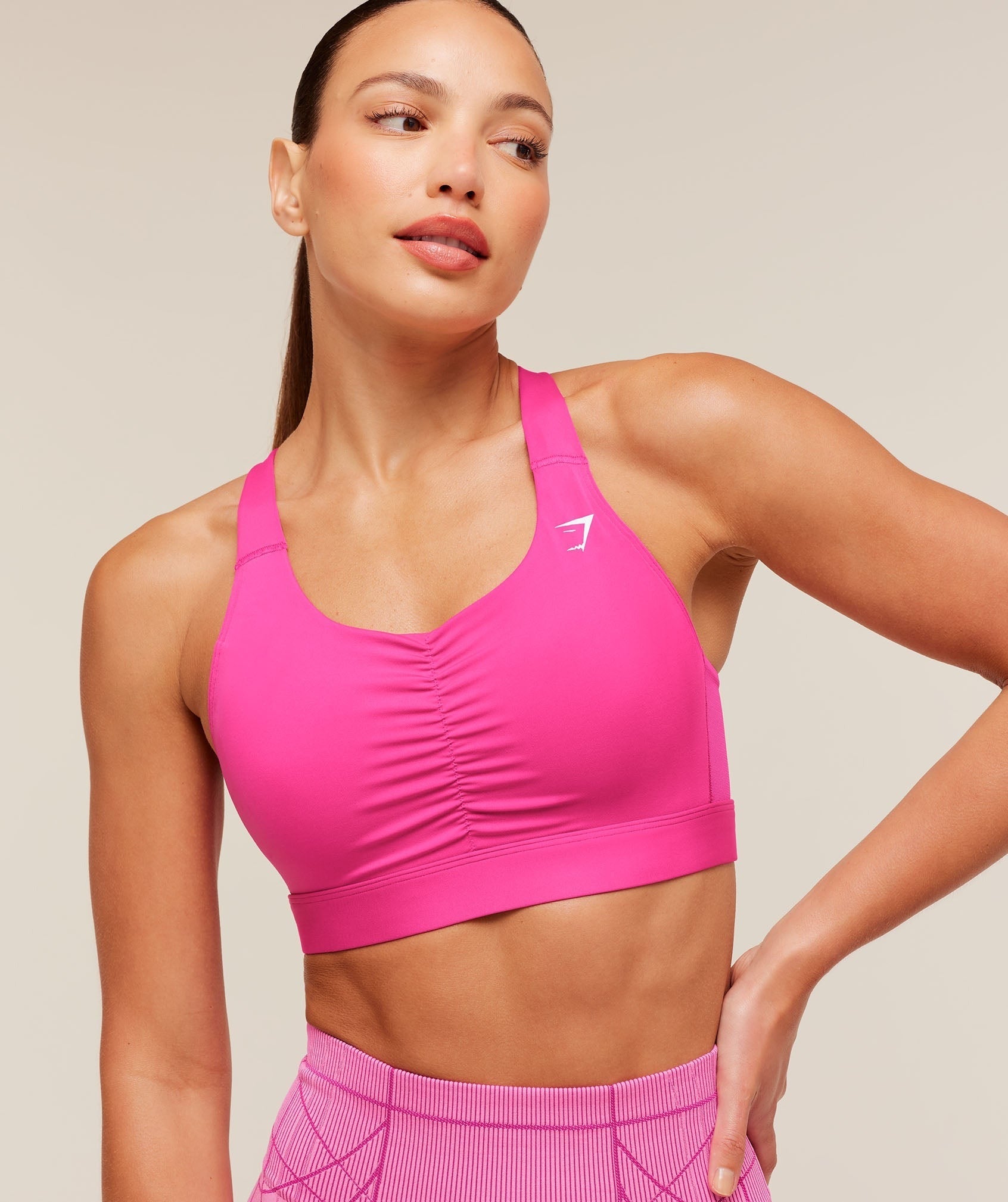 High Support Ruched Sports Bra
