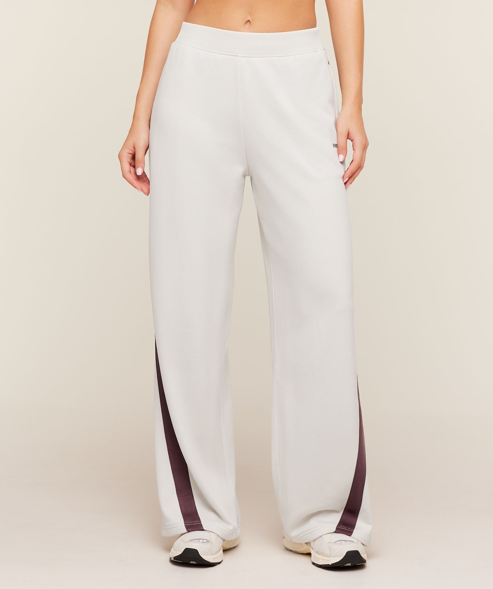 Lightweight Tricot Wide Leg Pants