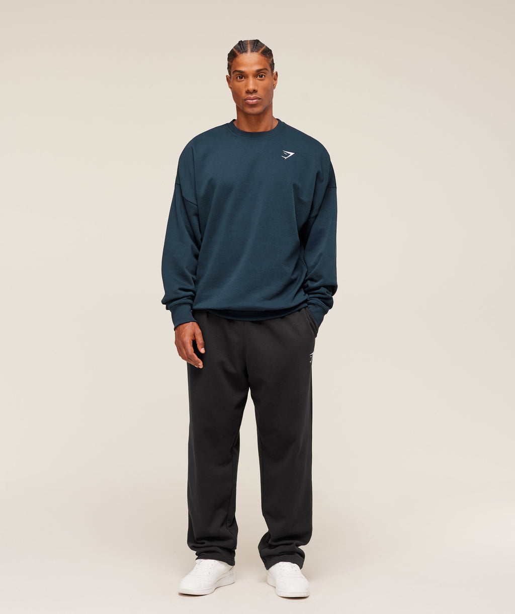 Oversized Crest Crew