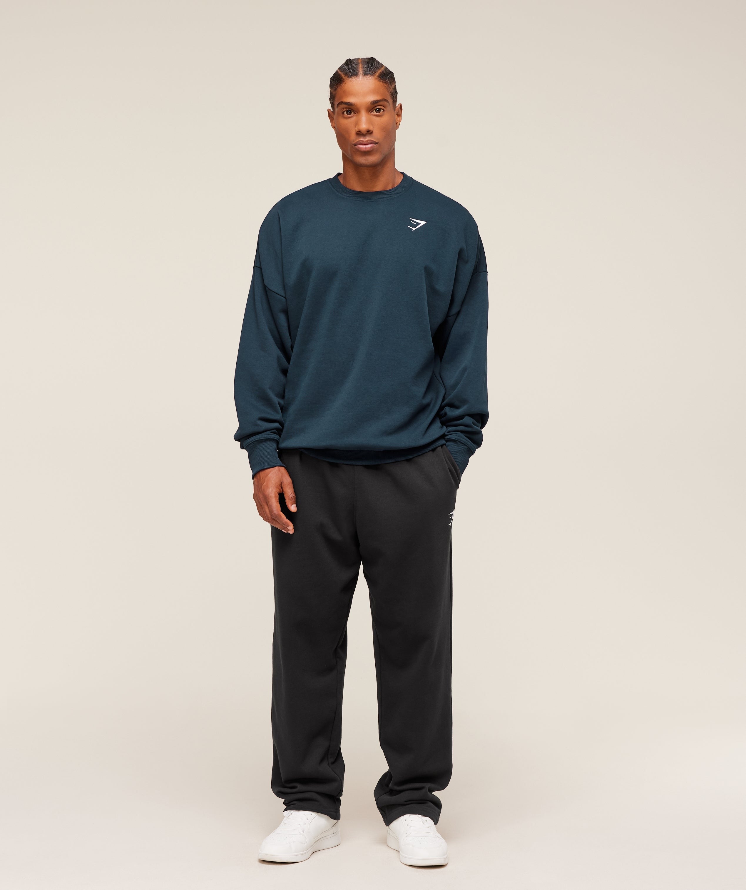 Oversized Crest Crew