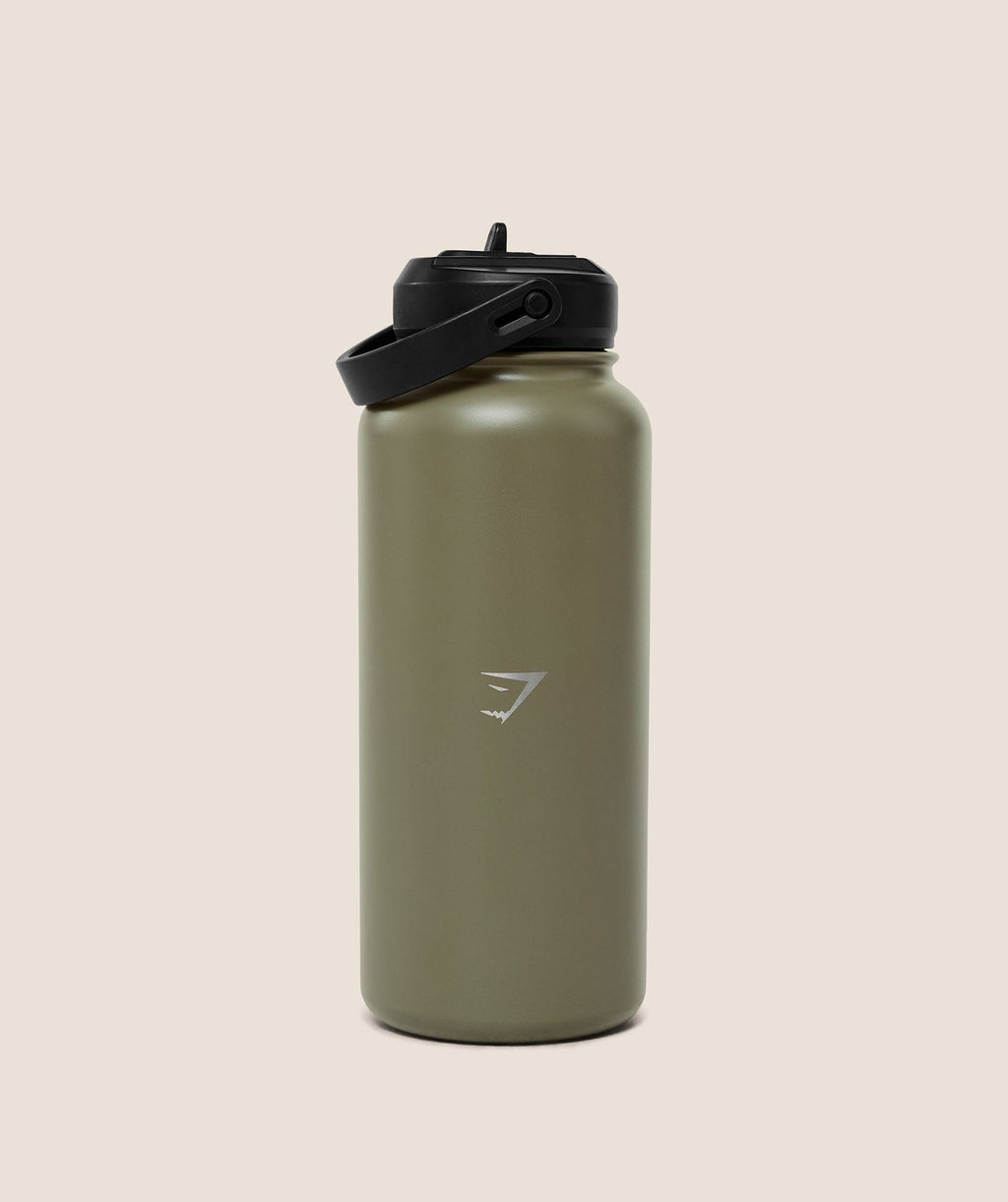 Metal Insulated Straw Bottle 1L
