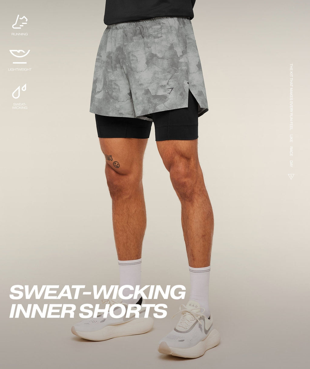 Running Elite 2 in 1 5" Shorts