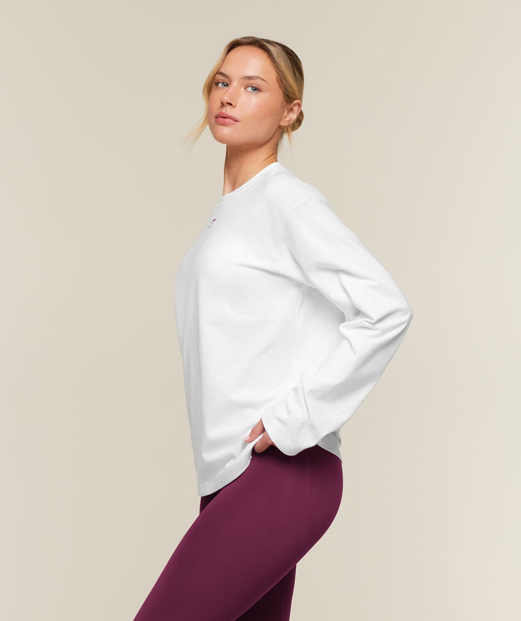 For The Ones Who Show Up Graphic Long Sleeve Top