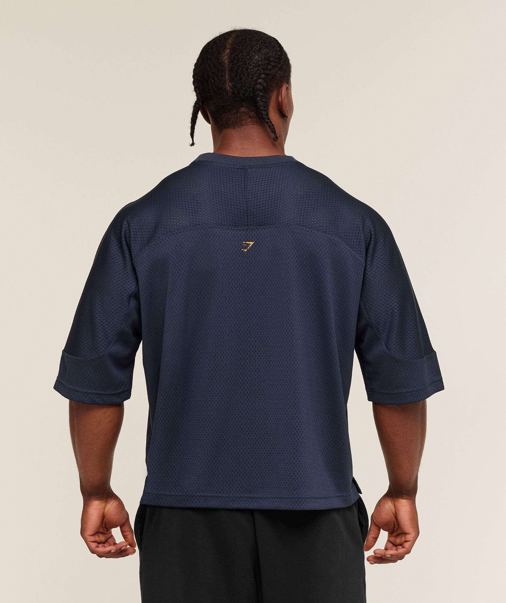 Graphic Mesh Oversized T-Shirt