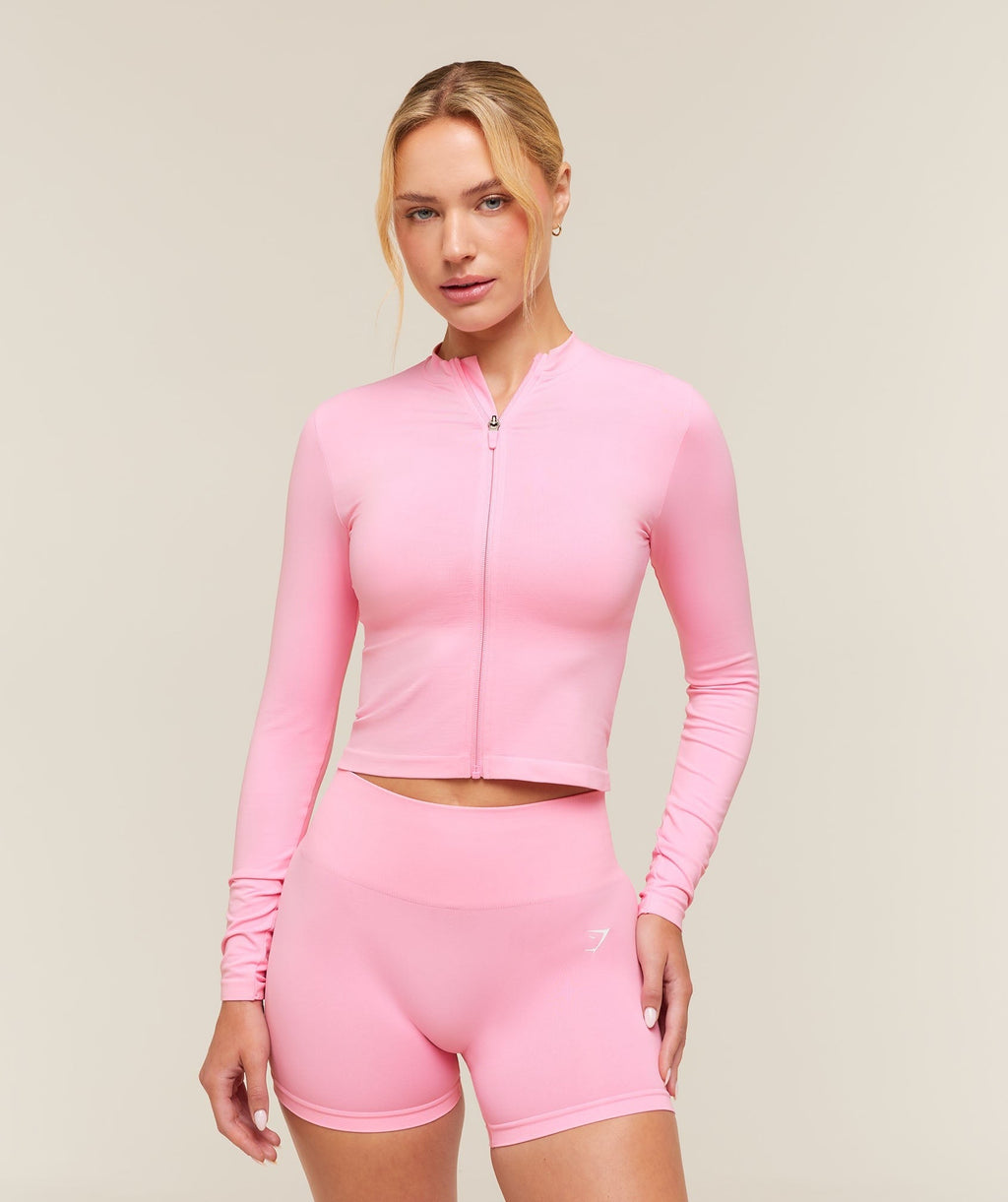 Everyday Seamless Zip Tracktop